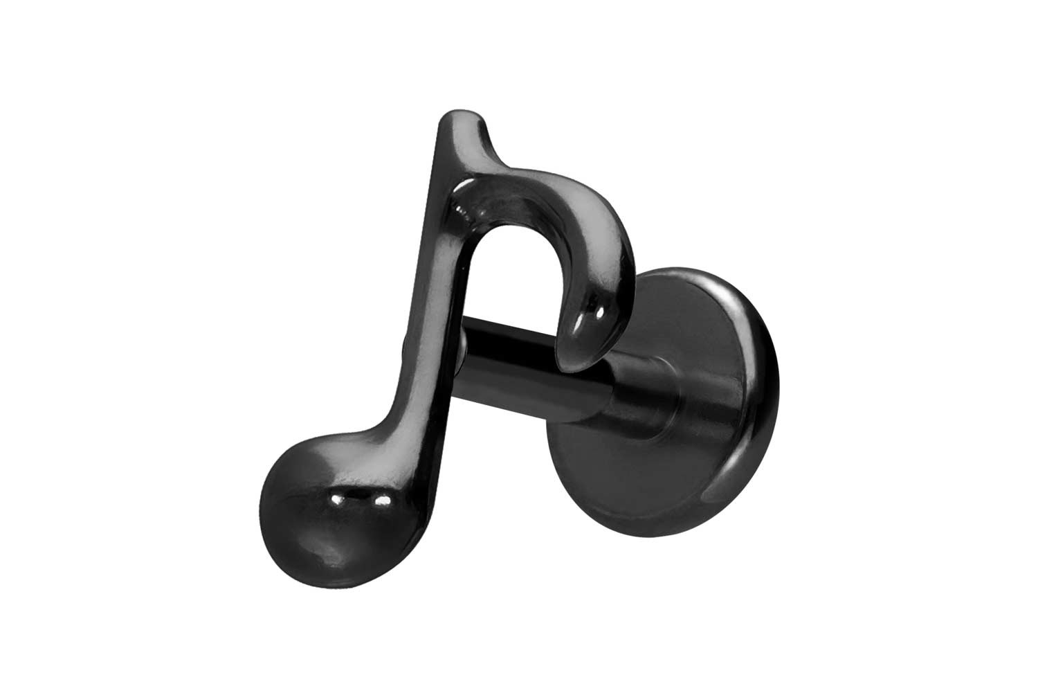 Titan Labret Piercing mit Innengewinde ACHTELNOTE